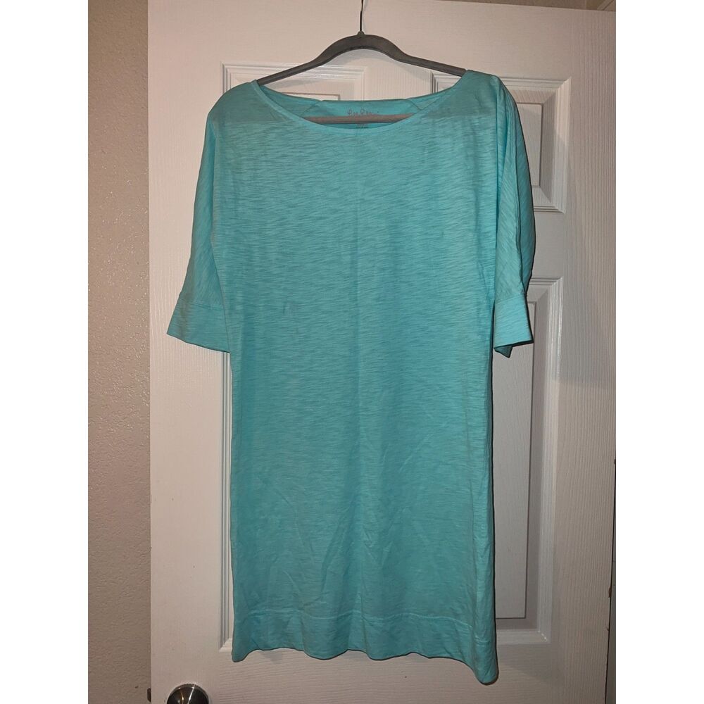 Lilly Pulitzer dress style 86834 Pima cotton 3/4 sleeve t-shirt dress XS